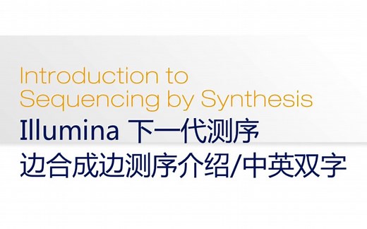 [中英双字] Illumina下一代测序/边合成边测序 Sequencing by Synthesis