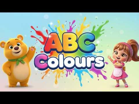 ABC Colours Names | Learn A to Z Colors for Kids | Bear Masha World