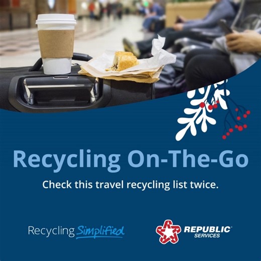 1.3K views · 41 reactions | Traveling this holiday season? Check out our travel recycling guide for items on the nice and naughty list. #SustainabilityInAction #RepublicServices | Republic Services | Facebook