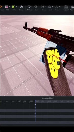 The EASIEST way to make ACS Keyframe Animations! 🔫🔥 #Roblox #RobloxStudio #ACS #Keyframe #Shorts