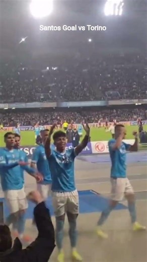 napoli vs torino santos goal #shorts #viralshorts #trending