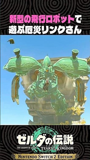 新型の飛行ロボットで遊ぶ厄災リンクさん【ゼルダの伝説 ティアキン】
