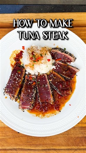 How to make seared ahi tuna
