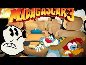 Madagascar 3 (Walt Disney pictures and peytonrigbywood studios style) car chase