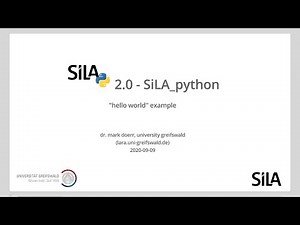 2- SiLA2 python "hello world" tutorial