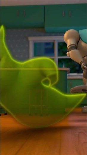 Ghost Scares Baby Daniel... But ARPO Saves the Day! #Shorts