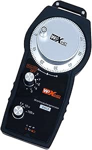 5V/100PPR 5Axis Wireless CNC MPG Manual Pulse Generator, CNC Electronic Handwheel Pendant, CNC Controller for Masso Systems (Aluminum Encoder), Black/Silver, BWGP01-5AA-5