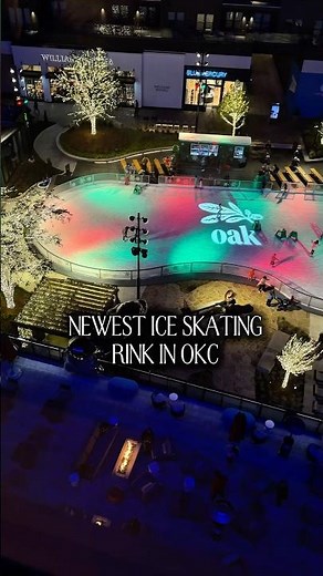 Things To Do in OKC for Christmas: New Ice Rink❄️⛸️