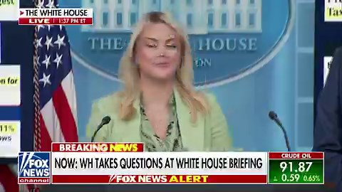 NEW: Karoline Leavitt is asked whether President Trump has filed his taxes, but Treasury Secretary Bessent playfully jumps in to make his filing status known.KAROLINE LEAVITT: "I have not inquired with the president directly about his own taxes, but I'm happy to do so."BESSENT: "I have filed my taxes."