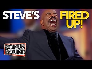 10 Family Feud Answers That Got Steve Harvey FIRED UP!