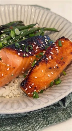 Miso marinated salmon with perfect sweet savory caramelization