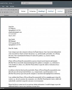 Court Custody Letter | Character Reference Letter | Character Recommendation Letter for Judge | Letter to Judge | Legal Reference - Etsy