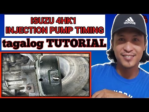 HOW TO SET 4HK1 INJECTION PUMP TIMING??? || PAANO MAG TIMING NG 4HK1 INJECTION PUMP TUTORIAL
