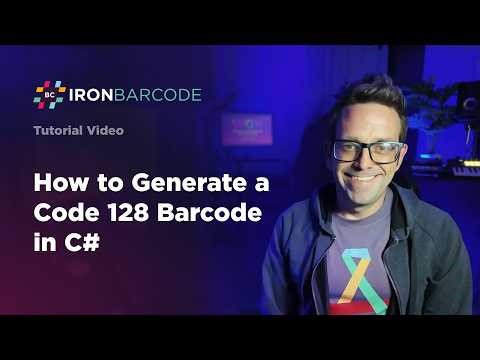 How to Generate a Code 128 Barcode in C# | IronBarcode