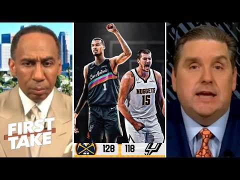 FIRST TAKE | Spurs are in Trouble without Wemby! - Stephen A. Smith on Spurs fall to Jokic & Nuggets
