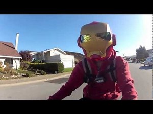 Iron Man Motorcycle Helmet! (GoPro HD)