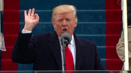 US President Donald Trump's first speech in full