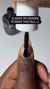 Fall nail inspo! 👀 @rosenambasa swatches our fave sweater weather shades in our new improved GelColor formula. Shades: Lincoln Park After Dark 🖤 Less is Norse 🌚 Malaga Wine 🍷 You Don’t Know Jacques! 🍂 | OPI