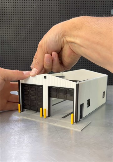 Ok ok you have to watch this! The detail on these 1/64 buildings 🤯 I mean the floor drain!?! So cool… Available from @Buck Builds I used a very light amount of glue to keep the pieces together and left the base and roof removable 👍🏼