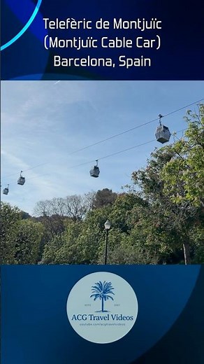 Telefèric de Montjuïc (Montjuïc Cable Car) - Barcelona, Spain