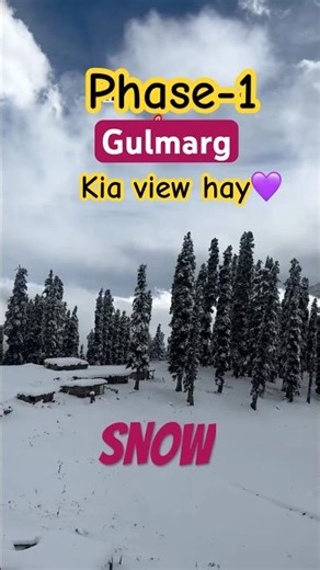 Phase 1 gulmarg snowfall#gulmarg #kashmirvalley #kashmirtourism