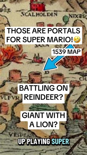 SUOER MARIO BROS PORTALS 🤣 - 1539 MAP WITH CRAZY DRAWINGS. Dragons. Were Dragons real. Did dragons exist. Mythical creatures. Mermaids. Birds carrying elephants. Ancient map. Arctic… the Arctic. The Arctic before ice. Unicorns. Griffins. Chichimeca. Tartaria. Tartaria in America. Antarctica. Antarctica before ice. Found Antarctica on a map. Mythical creatures. Mermaids. Birds carrying elephants. Ancient map. 13 months. 13 moons. 13 month calendar. 28 day months. Moonth. Griffins. Dragons. Magog