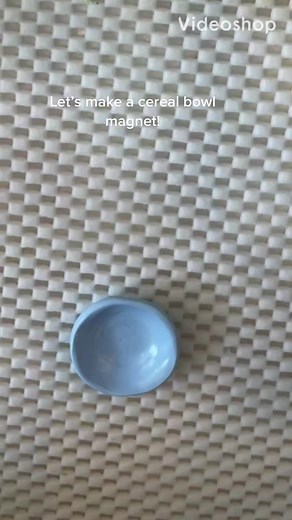 DIY Cereal Bowl Clay Magnet Tutorial