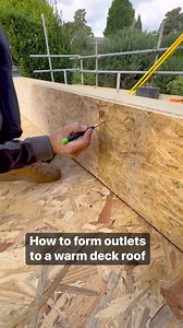 69K views · 101 reactions | Forming outlets to a warm deck roof construction….#roof #how #howto #outlet #tips #hack #build #building Have you see water outlets formed like this before???? | Db builders Sussex LTD | Facebook