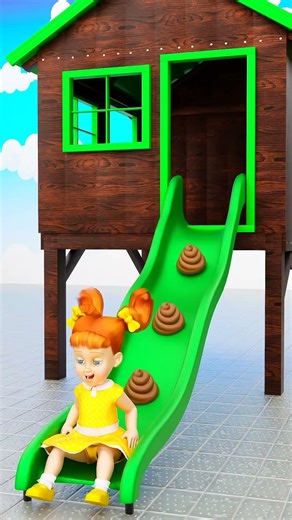 SMALL BABY PLAY SLIDE MOST FUN MOVEMENT 💥 IN GTA V 🤯