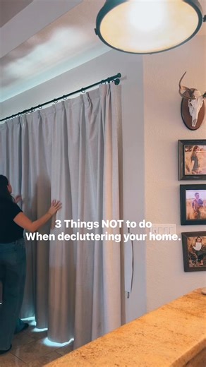 Here’s the list… But first like this post and follow The Joys of Freedom for more decluttering tips. 🤎 Don’t try and do it all in one day…it doesn’t work. Ask me how I know. 🤎Don’t compare your journey to someone else’s. Your home is your home. You get to take as long or as little time as you want. 🤎Don’t start big, start small. Set a timer, set goals and work your way up. Decluttering takes time and a lot of work. Comment “declutter” and I’ll send you my FREE checklist. | The Joys of Freedom