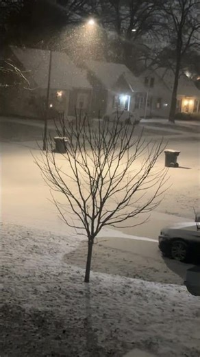 Crazy snow storm! Stay safe and warm!! #audio