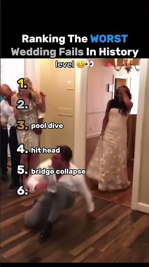 Ranking The Top 6 Worst Wedding Fails In History