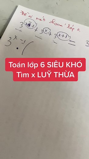 Toán nâng cao lớp 6 Tìm x chứa luỹ thừa siêu khó toán lớp 6 toán lớp 6 giữa kì 1 toán lớp 6 sách mới toán lớp 6 cánh diều toán lớp 6 tìm ước bội toán lớp 6 tập 1 toán lớp 6 giữa kì 2 toán lớp 6 đề thi giữa kì 1 toán lớp 6 kết nối tri thức toán lớp 6 bài 3 toán lớp 6 tập hợp #toán #toánhọc #thayquang #maths #learnontiktok #3phutgiuptro #toanthayquang #toan #hoccungtiktok #tiktok #study #studygram #studywithme #studyaccount #studymotivation #education #xuhuong #xuhuongtiktok #xuhuong2022 #xuhuongt