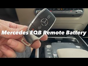 How to change remote battery Mercedes EQB
