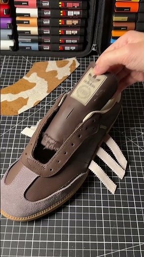 Adidas Samba Cow Leather Custom 🐄🔥 | Sewing + Glue Sneaker Mod | Maxplore
