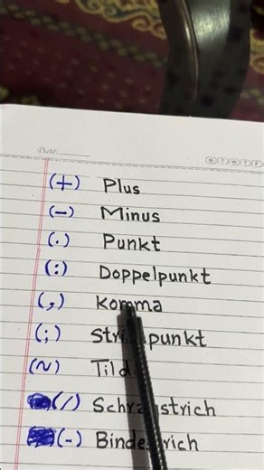 🔢 German Math Symbols Explained | Plus, Minus, Doppelpunkt, Komma, GermanVocabulary