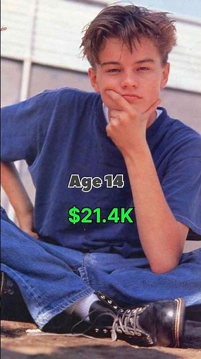 Leonardo DiCaprio Net Worth Evolution 💰🎬#leornardodicaprio