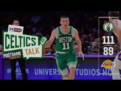 POSTGAME POD: Celtics continue to play ‘inspired brand of defense’ as they CRUSH the Lakers