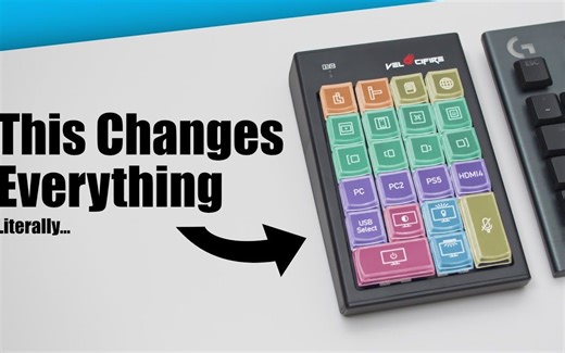 【Desk Tour】设置一个总控键盘来控制整个桌面及所有配件。I Built a Keypad to Control My Entire Desk Setup