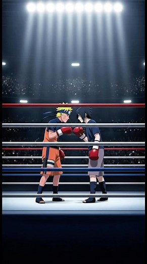 Naruto vs Sasuke: Boruto’s Revenge MMA Story | Emotional Anime Boxing Fight #naruto #sasuke #shorts