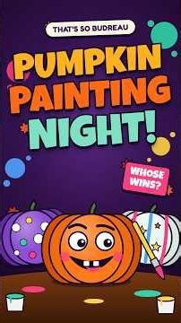 Family Pumpkin Painting - Halloween Decorations