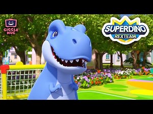 Tyra's New Friend | Super Dino (14-Minute Cartoon for Kids!)