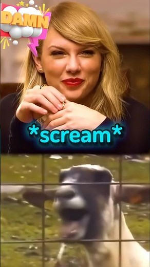 "Taylor Swift Reacts to GOAT Meme of Her Song 😂🐐"