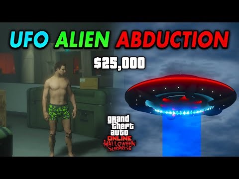 GETTING ABDUCTED BY ALIENS AND ESCAPING THE BUNKER IN GTA 5 ONLINE! (Halloween UFO Event 2024)