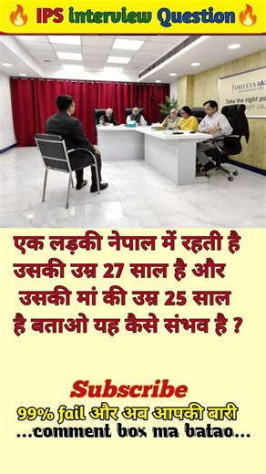 🤔 IPS interview questions ❓and answers 🔥 GK upsc questions 📚#upsc #ias #ips #generalknowledge