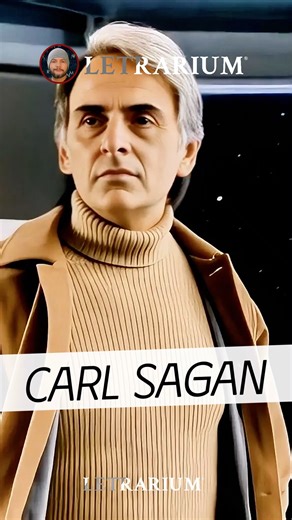 Carl Sagan (1934-1996) fue un astrónomo, astrofísico y divulgador científico estadounidense. Pionero en la búsqueda de vida extraterrestre y en la exploración espacial, participó en misiones de la NASA como las sondas Pioneer y Voyager. Su serie televisiva «Cosmos» acercó la ciencia al público general. Autor de la novela «Contacto», combinó rigor científico con una prosa poética que inspiró a millones a contemplar nuestro lugar en el universo. #citas #literatura #escritores #fblifestyle #carlsag