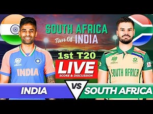IND vs SA Live Cricket Match Today | India vs South Africa 1st T20 Live Match Score & Commentary