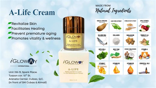 Experience Nature's Miracle with A-Life Health and Wellness Cream | i-Gloway Philippines