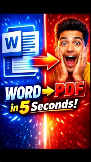 How to Convert Word to PDF in 5 Seconds (No App!)
