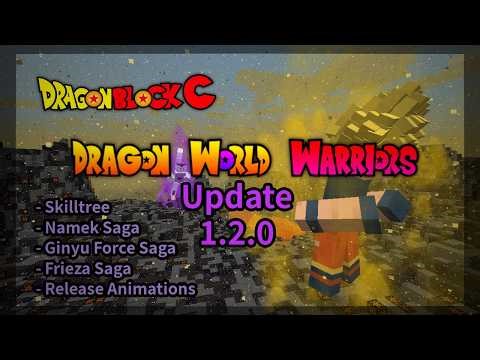 Minecraft DBc Dragon World Warriors 1.2.0 Update Release